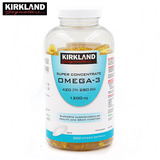 加拿大直邮Kirkland浓缩Omega-3深海鱼油软胶囊300粒 进口中老年