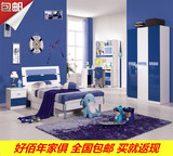 四件套广东省青少年男孩床家具套房女孩卧室组合儿童房童床包邮