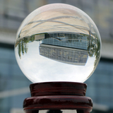 透明水晶球摆件玻璃球风水球招财装饰工艺品家居装饰品摆件摄影球