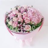 11朵红粉香槟玫瑰花束鲜花速递广州上海北京合肥武汉深圳全国送花