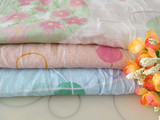 外贸纯棉印花单层/双层纱布面料 手工服装布料 4元/米