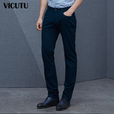 VICUTU/威可多男春季时尚休闲裤 直筒常规牛仔裤 VBW15124477