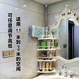 2016新款浴室置物架卫生间用品壁挂落地洗手间厕所吸盘三角收纳储