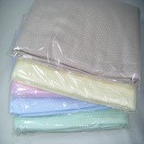 特价菱形格180*200厘米柔软舒适100%竹纤维毛巾毯夏季双人毛巾被