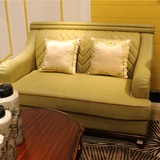 欧式布艺沙发可拆洗客厅小户型123组合 简约实木三人整装特价家具