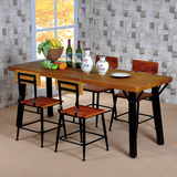 新滢  木质餐桌椅组合 伸缩折叠6/8人饭桌方桌圆桌 铁木轨道餐台