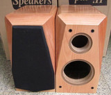 6.5寸木皮书架空箱 Q6# 试音箱空箱 空音箱/对 木质音箱空箱体