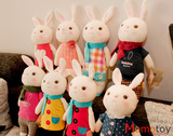 METOO咪兔安吉拉公仔玩偶抱枕布娃娃彼得兔毛绒玩具生日礼品套装