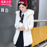 冬装加厚中长款少女生棉衣棉服韩版学生风衣宽松保暖外套妮子大衣