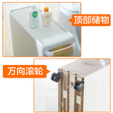 柜子卫生间厨房傲家夹缝收纳柜浴室置物架可移动柜子塑料储物柜窄
