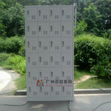 耐用存包柜储物柜 现货特价广州24门铁皮更衣柜工衣柜员工柜钢制