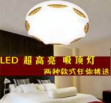 简约现代金银八角卧室LED吸顶灯 房间灯 亚克力灯具 阳台厨卫灯具