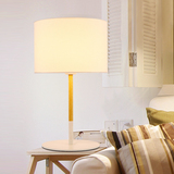 时尚创意台灯卧室床头灯 现代简约客厅装饰灯具布艺种类书房灯