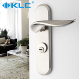 德国KLC现代简约室内房门锁把手简欧美式卧室厨房卫生间单舌锁具