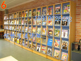 木质货架图书展柜图书柜音像货架 图书馆书架儿童书柜 图书展示柜