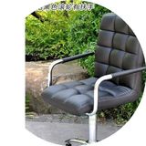 皮质电脑办公滑轮YY男主播超软赛车椅舒服的直播带孔椅子超舒适