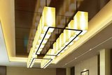 酒店宾馆大堂餐厅大型异型吊灯现代简约吊灯上海北京非标定制吊灯