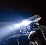 CATEYE猫眼 自行车便携车把灯夜骑车前灯手电筒HL-EL135配件装备