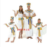 万圣节儿童节成人男埃及法老 艳后服装 王子公主衣服儿童表演服装