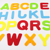 英文字母幼儿童宝宝益智学习立体墙贴画 幼儿园教室布置毛毡墙贴