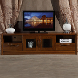 全实木榆木电视柜1.8米电视柜榆木客厅影视柜带抽储物柜中式家具
