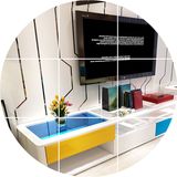 现代简约客厅彩色茶几桌电视柜储物烤漆钢化玻璃个性创意电视机柜