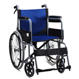 邦力健老人轮椅简易可折叠 免充气四手刹式轻便便携老年人手推车