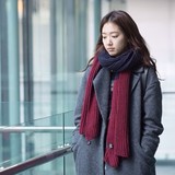 2016秋冬季新款外套朴信惠明星同款韩版中长款宽松毛尼呢子大衣女