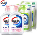 Walch/威露士洗手液健康清香525mlx2瓶送袋装525ml护手滋润