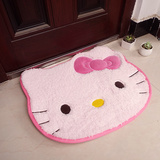 儿童房地垫可爱hello kitty卡通卧室地垫 客厅门厅脚垫地毯