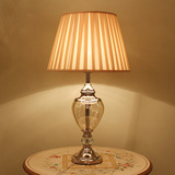奢华欧式水晶台灯 现代卧室床头灯婚庆 客厅书房装饰台灯LED灯