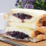 纽尔多紫米早餐糕点夹心面包奶酪三明治黑米土司切片880g零食包邮