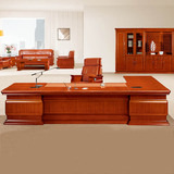 品牌办公家具老板桌大班桌油漆实木贴皮主管桌简约现代总裁办公桌