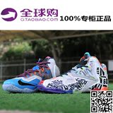 Nike/耐克男子运动鞋詹姆斯11代篮球鞋鸳鸯涂鸦全明星战靴650884