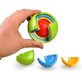 绿豆蛙益智球3D立体拼图拼装拼插积木宝宝儿童益智力玩具C
