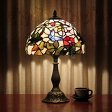蒂凡尼蒂芙尼Tiffany欧式台灯高端复古彩色玻璃装饰爱福德12英寸
