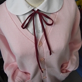 【包邮】JK日本女生学生校服加厚长袖毛衣制服开衫针织衫粉色外套