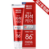 韩国进口正品爱茉莉麦迪安 86牙膏美白防蛀去牙结石牙垢去口臭86%