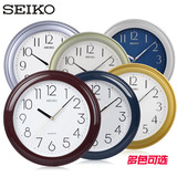 SEIKO日本精工11英寸时尚挂钟 客厅办公简约创意餐厅石英钟挂表