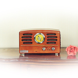 十二时慢.夜 唐典R202L复古台式收音机 仿古木质半导体收音机