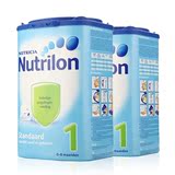 Nutrilon荷兰牛栏诺优能1段0-6个月婴儿奶粉850g 2罐装限时折扣