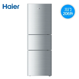 Haier/海尔BCD-206STPA冷藏软冷冻206升家用电冰箱三门式特价包邮