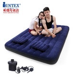 intex单人充气床家用双人充气床垫加大户外帐篷内置充气气垫床垫