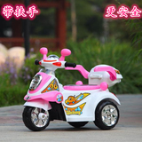 儿童电动车宝宝三轮摩托车可充电带音乐灯光可坐可充电瓶玩具汽车