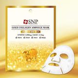十片包邮 SNP Gold  黄金胶原蛋白精华面膜 提拉紧致 无添加剂