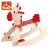 巧之木 男女孩摇摇木马椅婴幼儿童玩具木制安全环保宝宝生日礼物