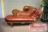 欧式贵妃椅卧室沙发床高档奢华实木雕刻美人榻简约现代贵妃躺椅