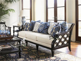 法式实木古典镂空复古设计现代简约客厅三人布艺软包沙发座椅