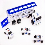 儿童玩具车模型回力车惯性小汽车小警车系列套装小孩宝宝礼物批发