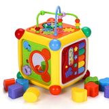 谷雨儿童婴儿多功能音乐游戏学习桌0-1-2-3岁宝宝早教益智玩具台